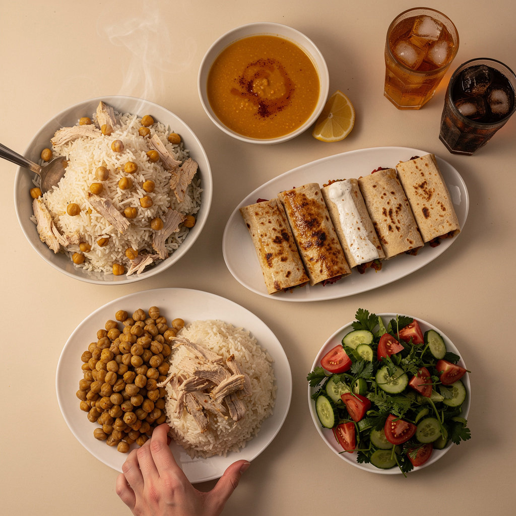 Şipşak Gece Pilavcısı menü — gece pilavı, tantuni ve pirinç pilavları Adana Yüreğir'de
