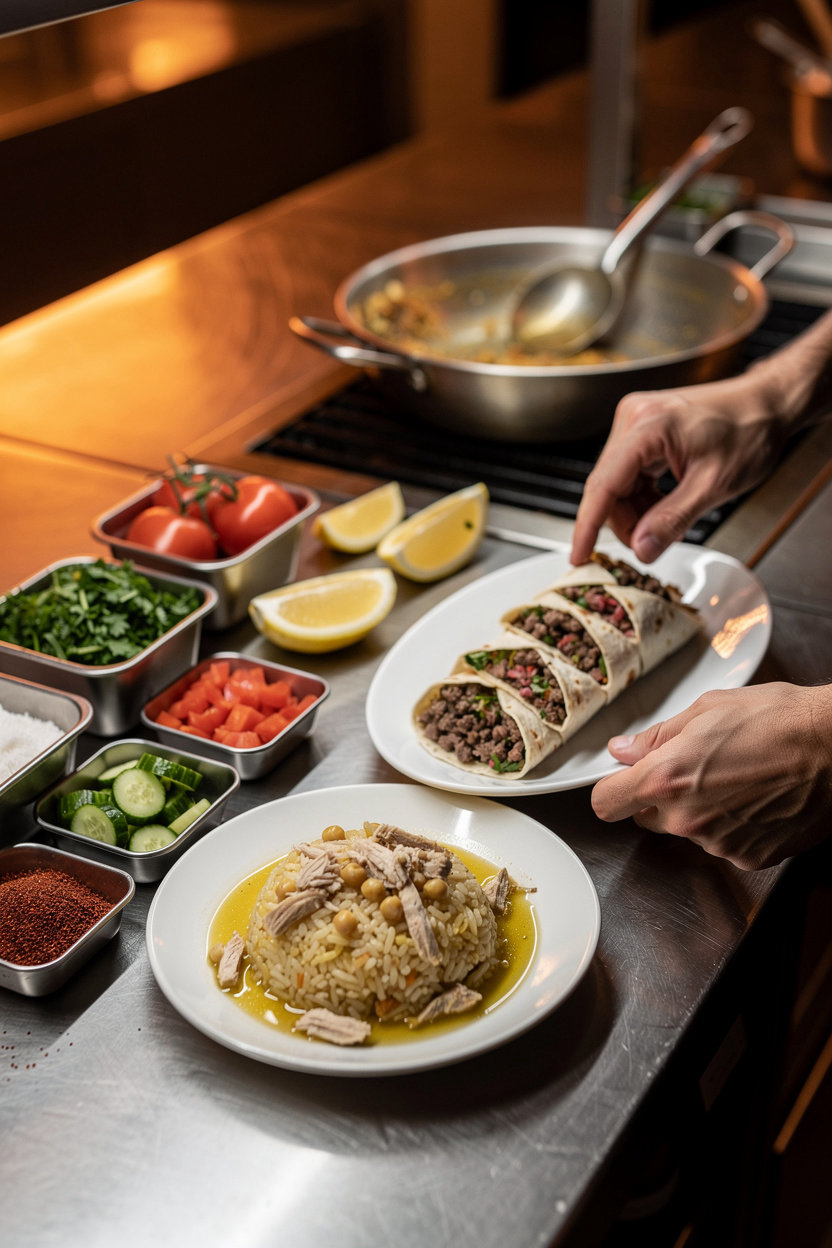 Şipşak Gece Pilavcısı samimi restoran ortamı, Karacaoğlan Yüreğir Adana - gece pilavı ve tantuni lezzetleri